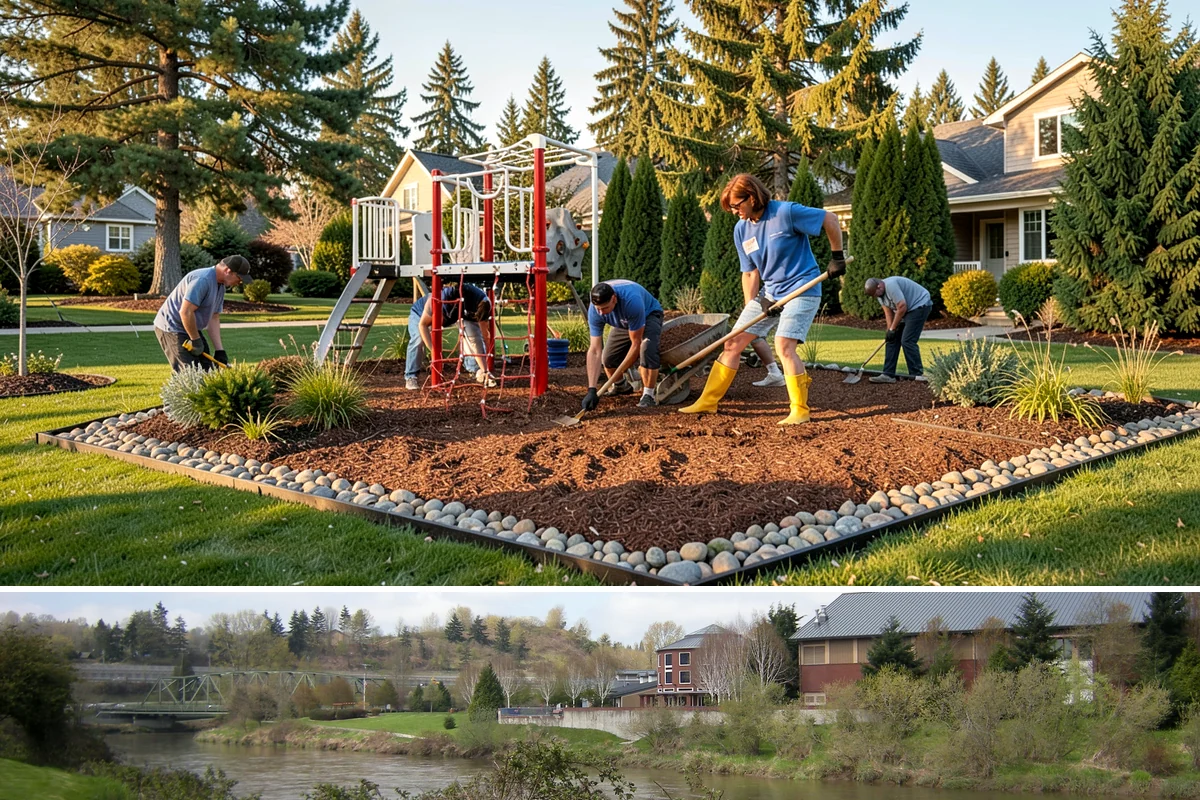 Bed Preparation in Tukwila, King County, WA - Done in spring and fall ahead of planting.