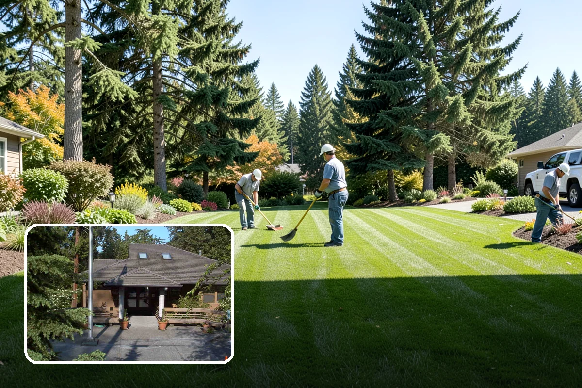 Bed Preparation in Yarrow Point, King County, WA - Beds ready to plant right away