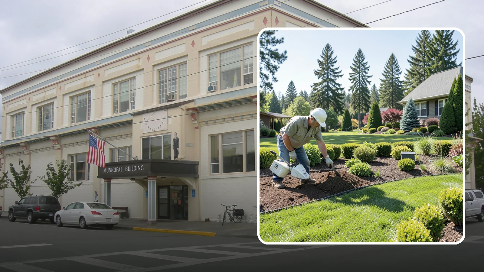 Bed Reshaping in Anacortes, Skagit County, WA - We redraw the lines of your existing beds to create graceful curves, better sightlines, and a more cohesive Pacific Northwest...