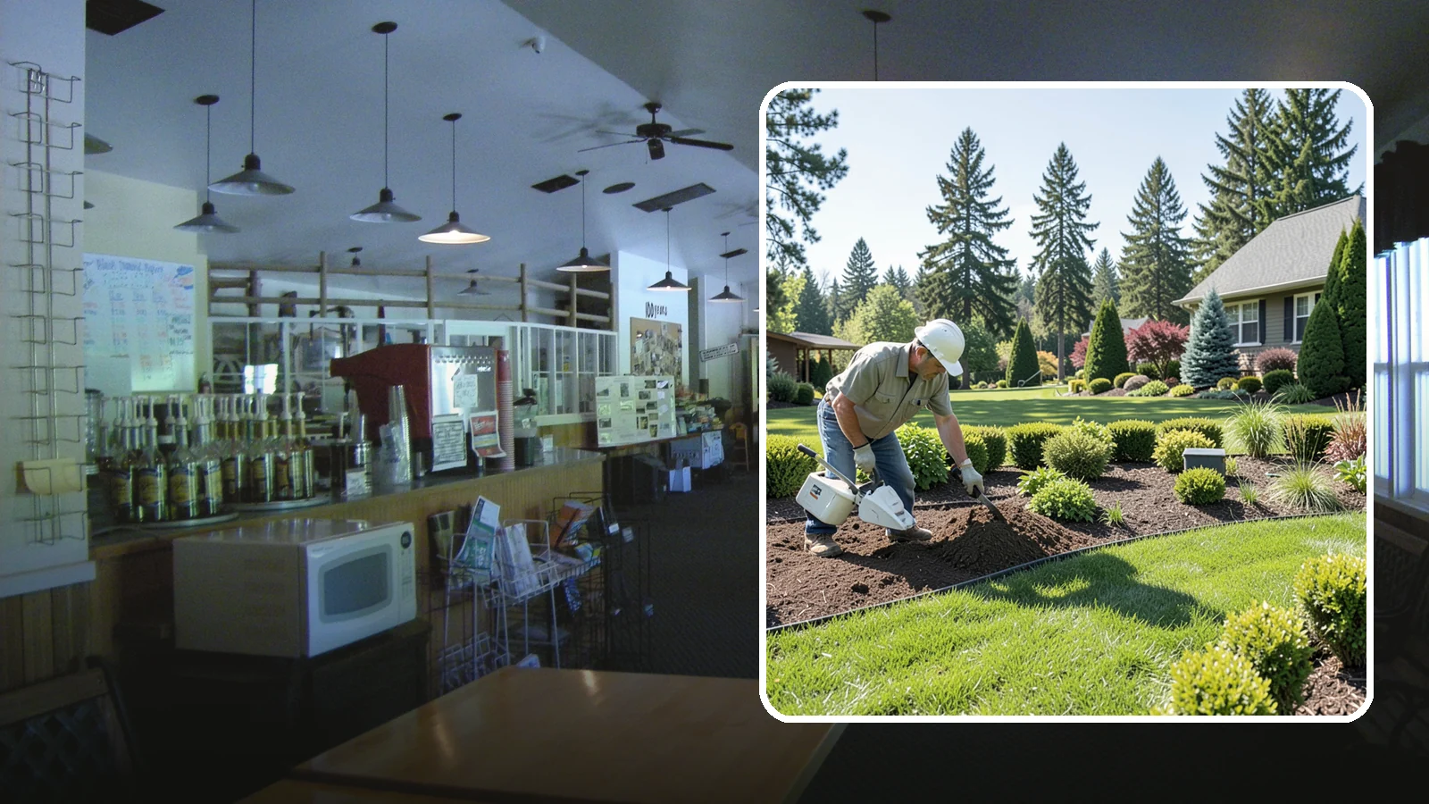 Bed Reshaping in Black Diamond, King County, WA - We redraw the lines of your existing beds to create graceful curves, better sightlines, and a more cohesive Pacific Northwest...