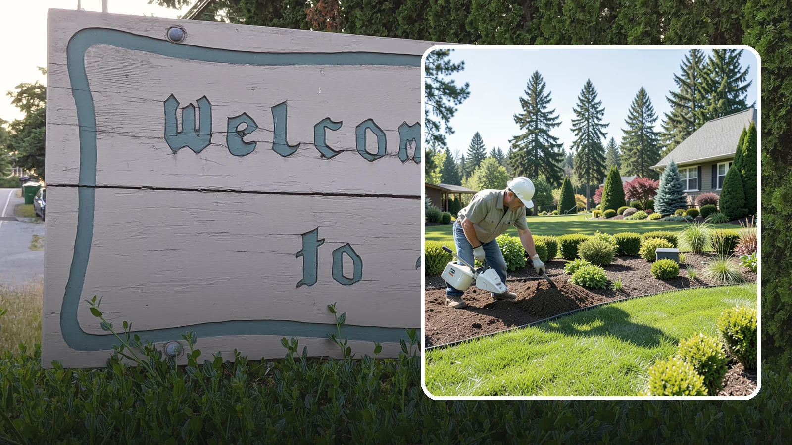 Bed Reshaping in Brier, Snohomish County, WA - We redraw the lines of your existing beds to create graceful curves, better sightlines, and a more cohesive Pacific Northwest...