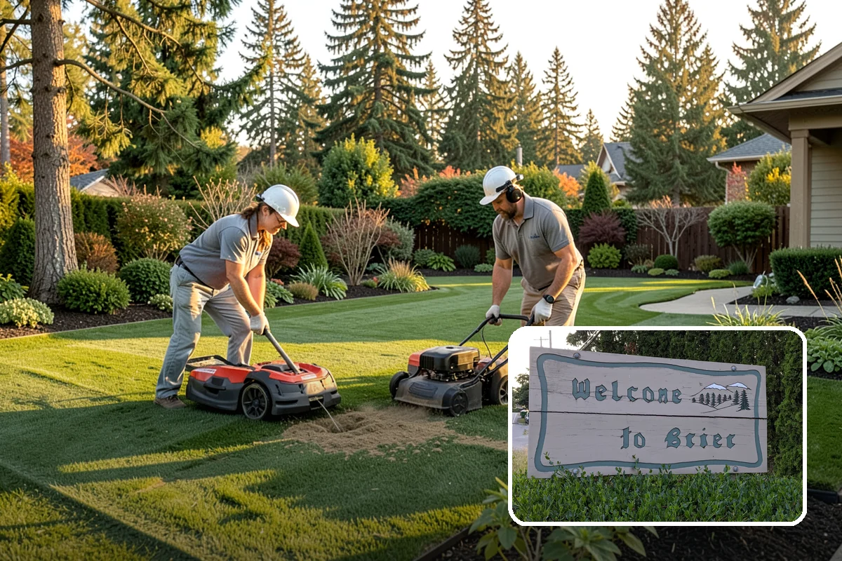 Bed Reshaping in Brier, Snohomish County, WA - Replaces uneven, encroached edges with clean flowing lines