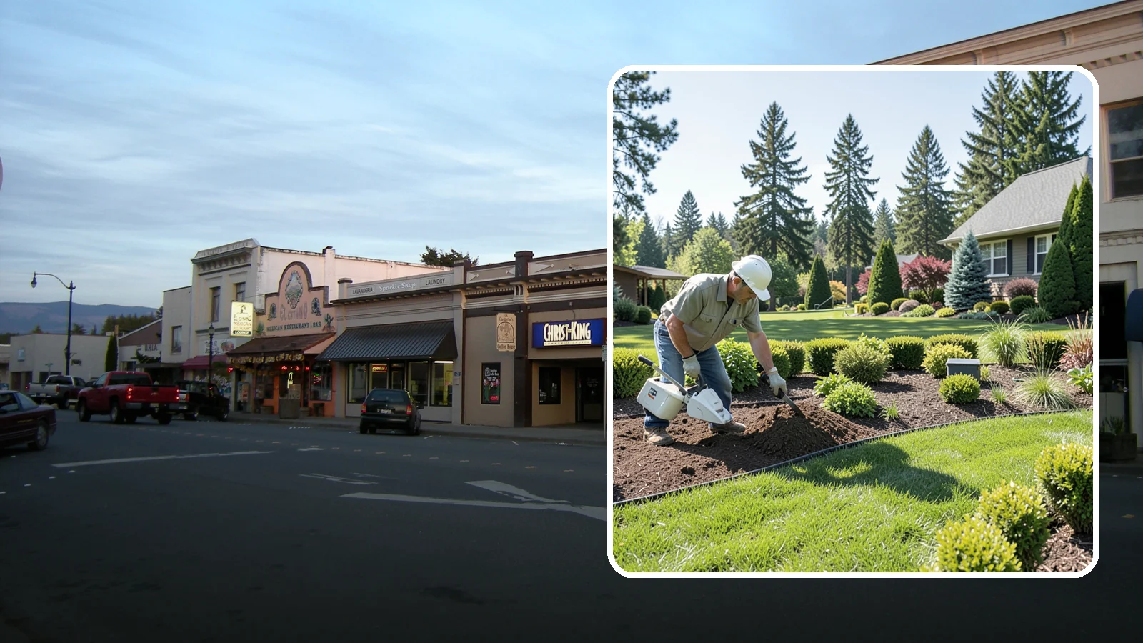 Bed Reshaping in Burlington, Skagit County, WA - We redraw the lines of your existing beds to create graceful curves, better sightlines, and a more cohesive Pacific Northwest...
