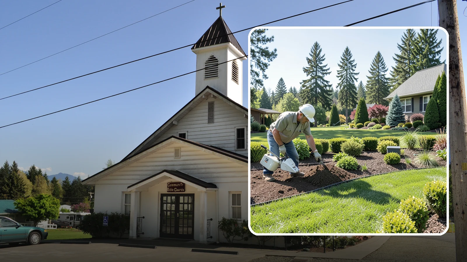 Bed Reshaping in Concrete, Skagit County, WA - We redraw the lines of your existing beds to create graceful curves, better sightlines, and a more cohesive Pacific Northwest...