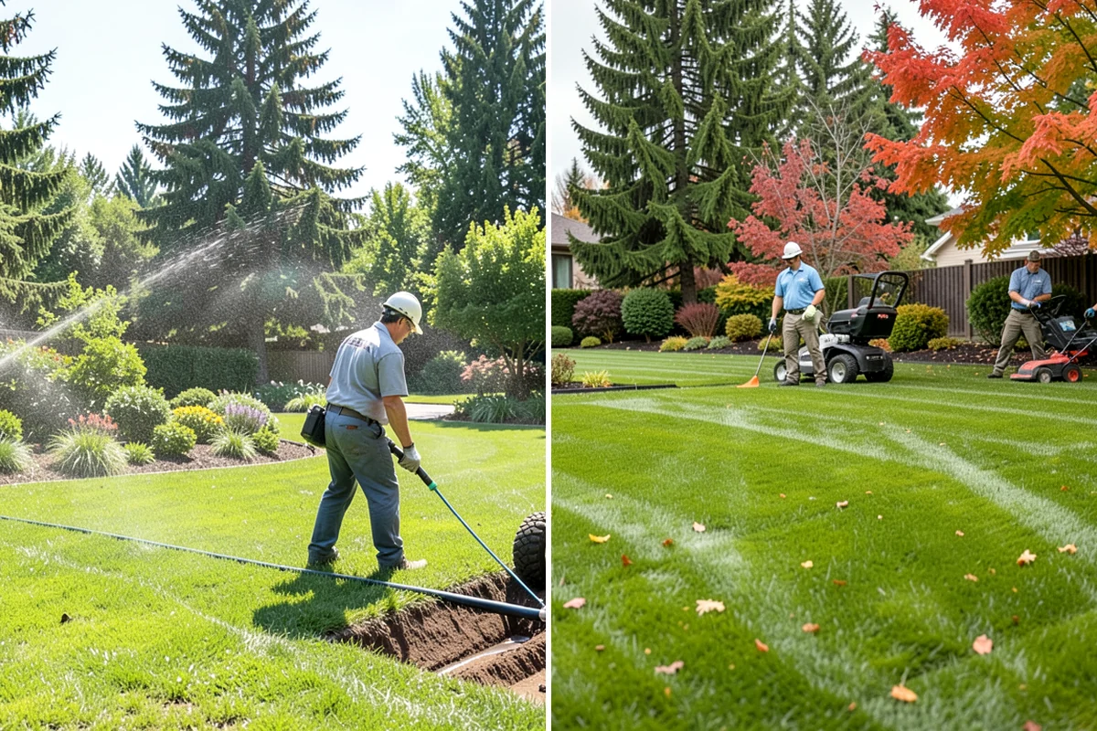 Bed Reshaping in Concrete, Skagit County, WA - Evaluate current bed lines and discuss the desired shape