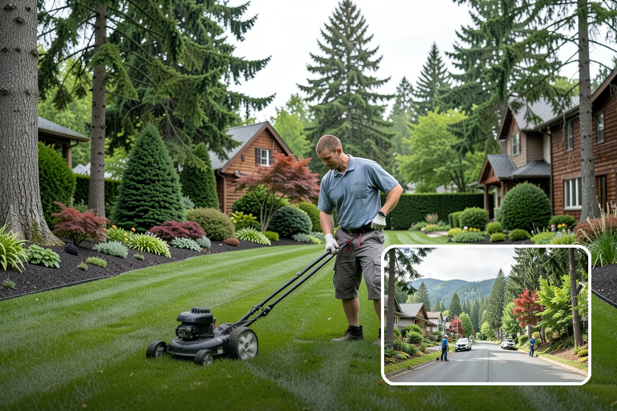 Bed Reshaping in Darrington, Snohomish County, WA - Replaces uneven, encroached edges with clean flowing lines
