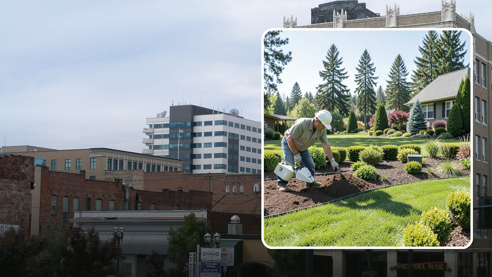 Bed Reshaping in Everett, Snohomish County, WA - We redraw the lines of your existing beds to create graceful curves, better sightlines, and a more cohesive Pacific Northwest...