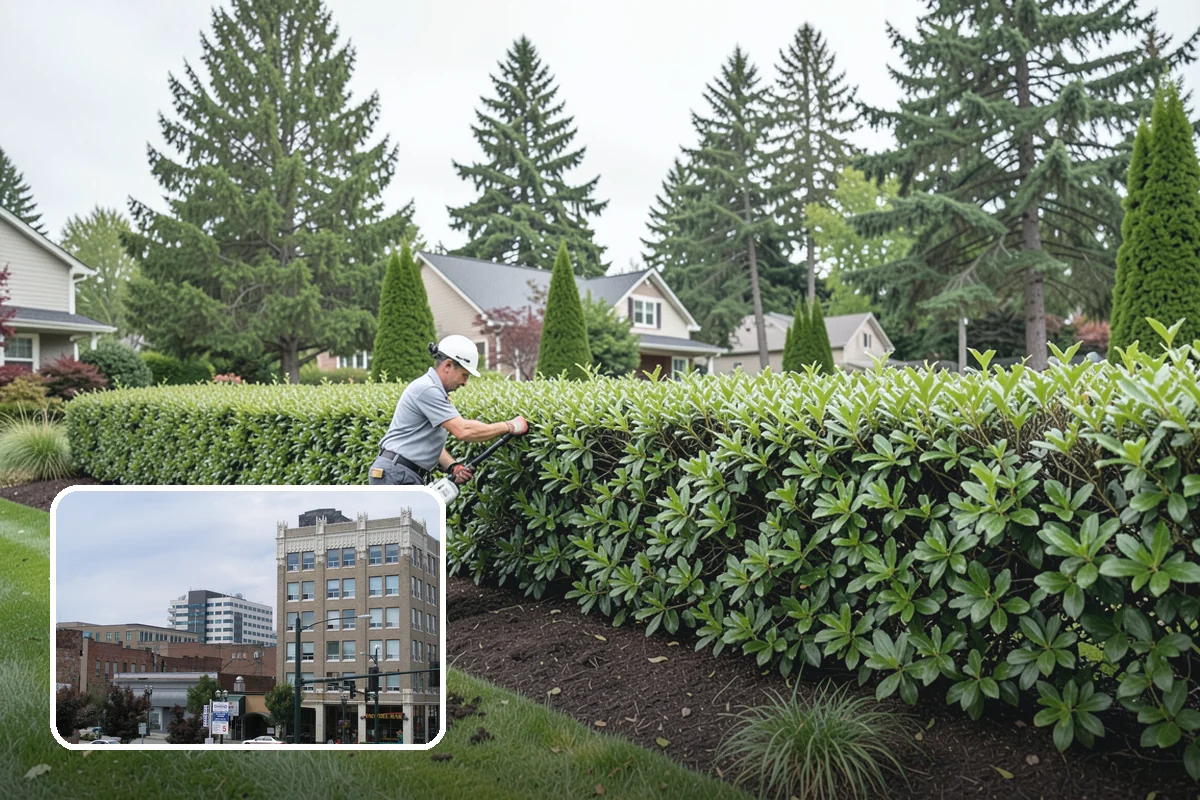 Bed Reshaping in Everett, Snohomish County, WA - Replaces uneven, encroached edges with clean flowing lines