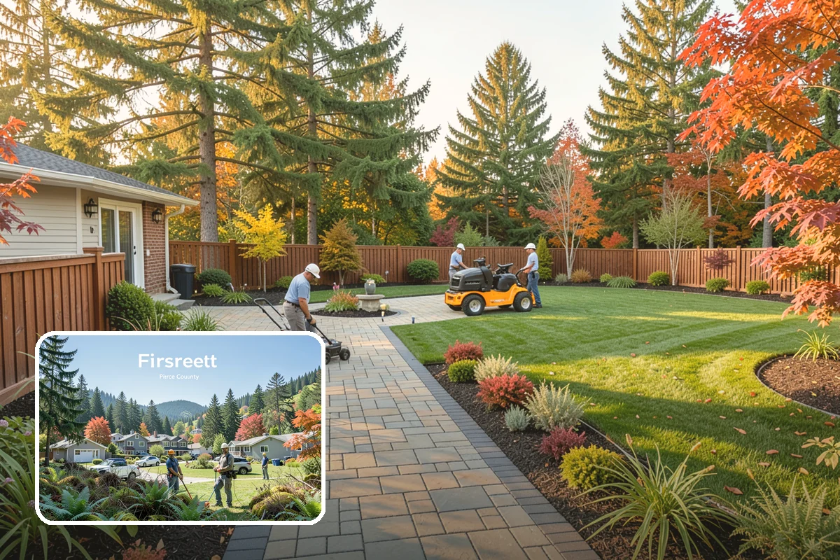 Bed Reshaping in Fircrest, Pierce County, WA - Replaces uneven, encroached edges with clean flowing lines