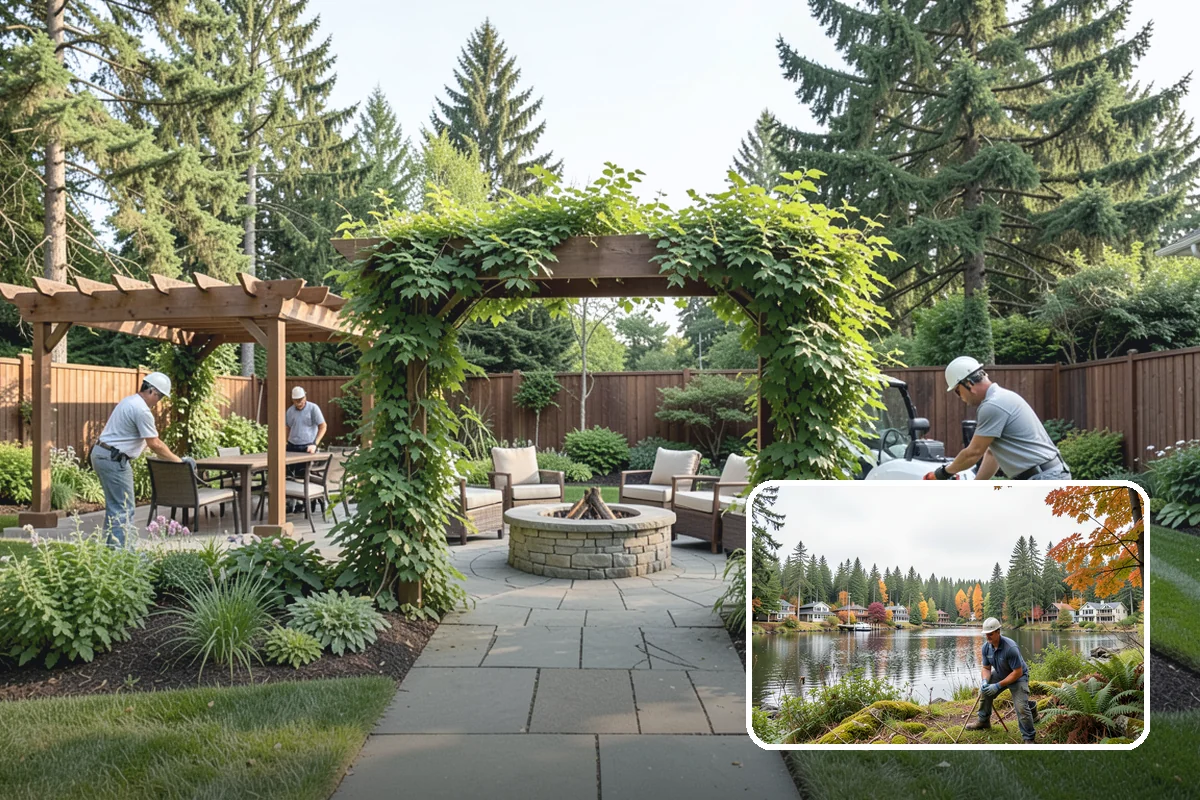 Bed Reshaping in La Conner, Skagit County, WA - Replaces uneven, encroached edges with clean flowing lines