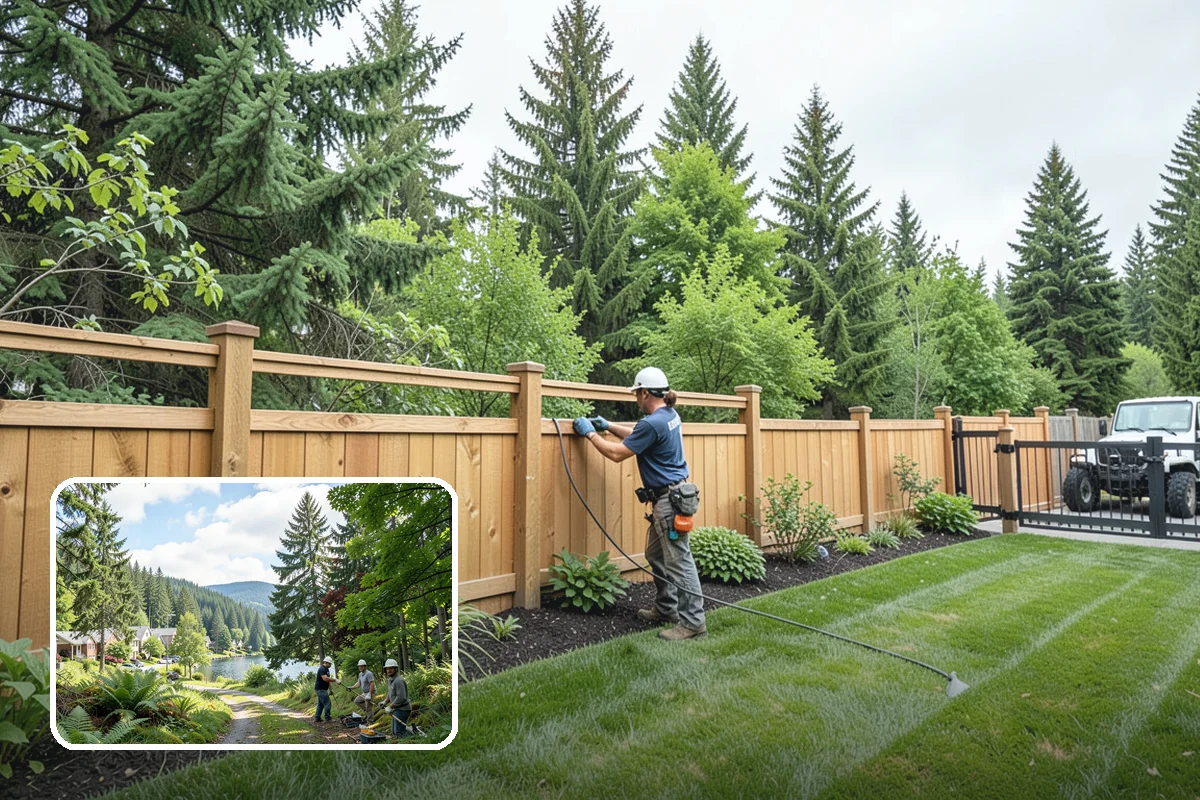 Bed Reshaping in Lake Forest Park, King County, WA - Replaces uneven, encroached edges with clean flowing lines