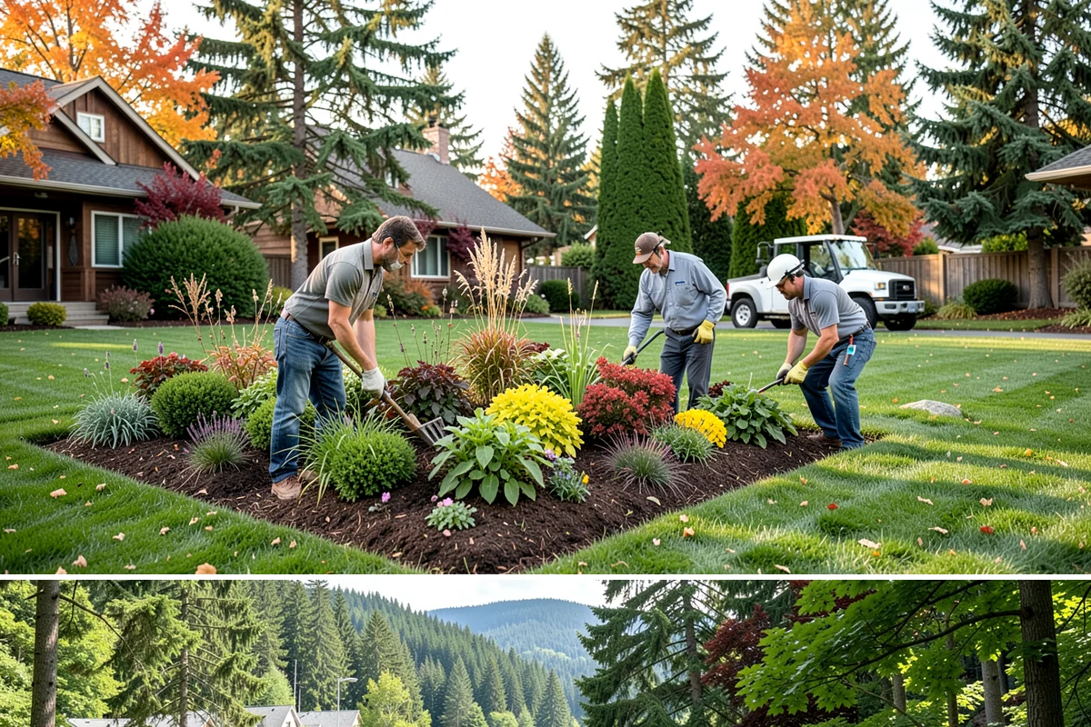 Bed Reshaping in Lake Forest Park, King County, WA - Spring and fall offer the softest, most workable soil for clean recutting before the ground turns soggy or bakes dry.