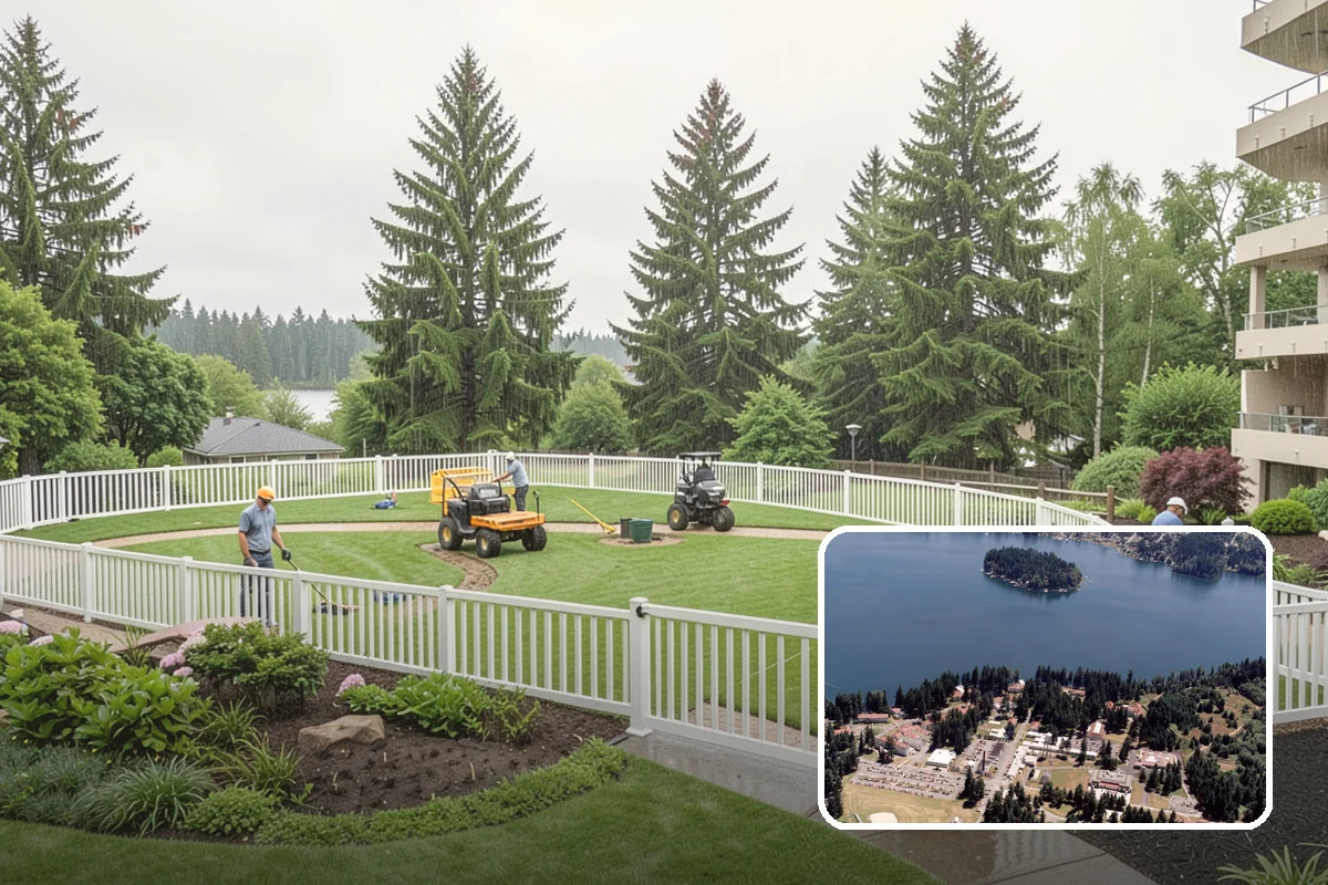 Bed Reshaping in Lakewood, Pierce County, WA - Replaces uneven, encroached edges with clean flowing lines