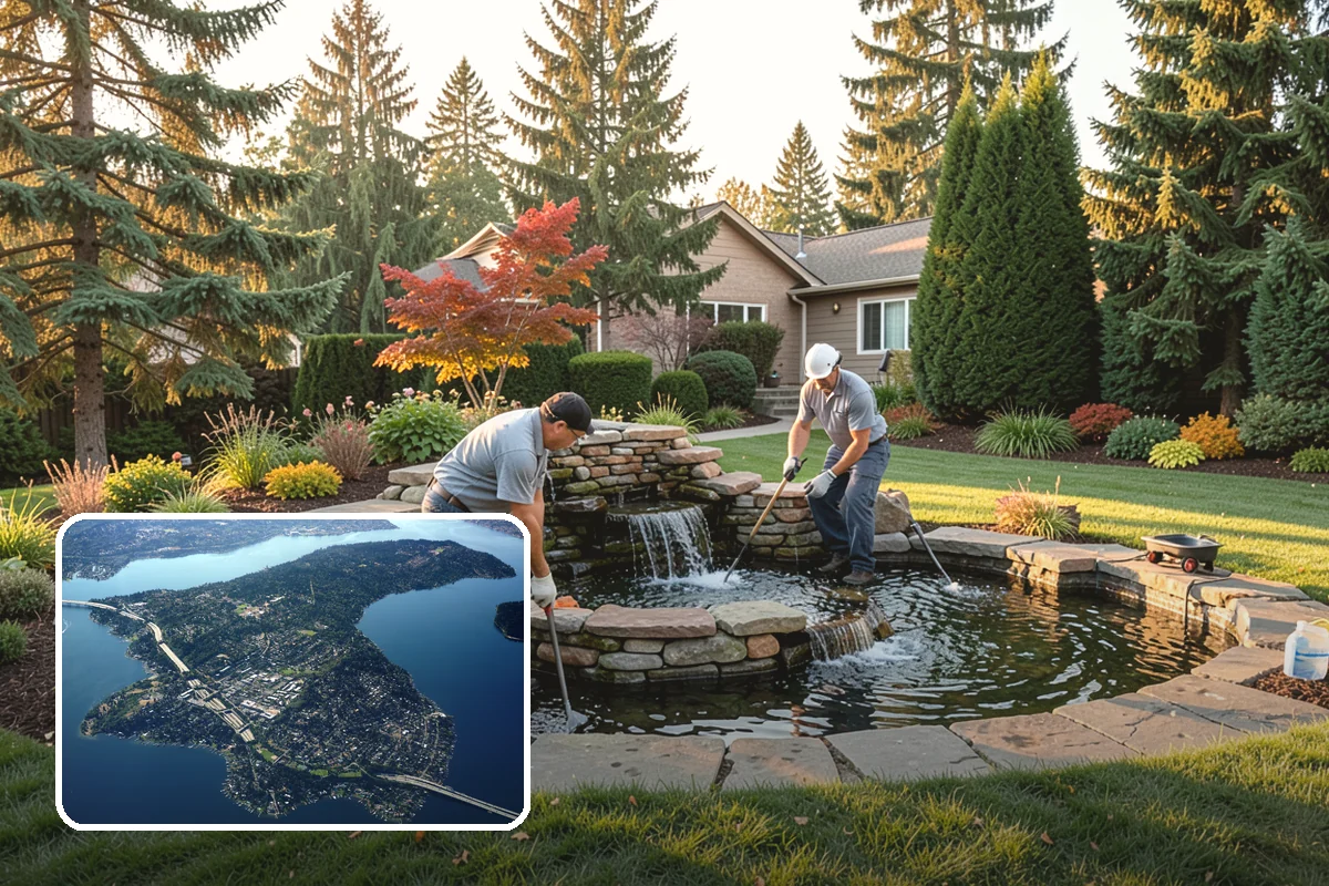 Bed Reshaping in Mercer Island, King County, WA - Replaces uneven, encroached edges with clean flowing lines