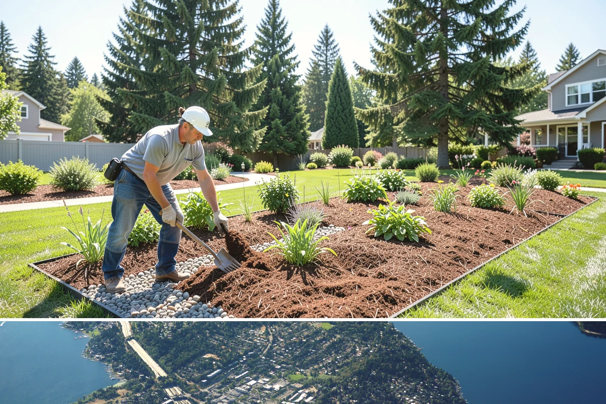 Bed Reshaping in Mercer Island, King County, WA - Spring and fall offer the softest, most workable soil for clean recutting before the ground turns soggy or bakes dry.