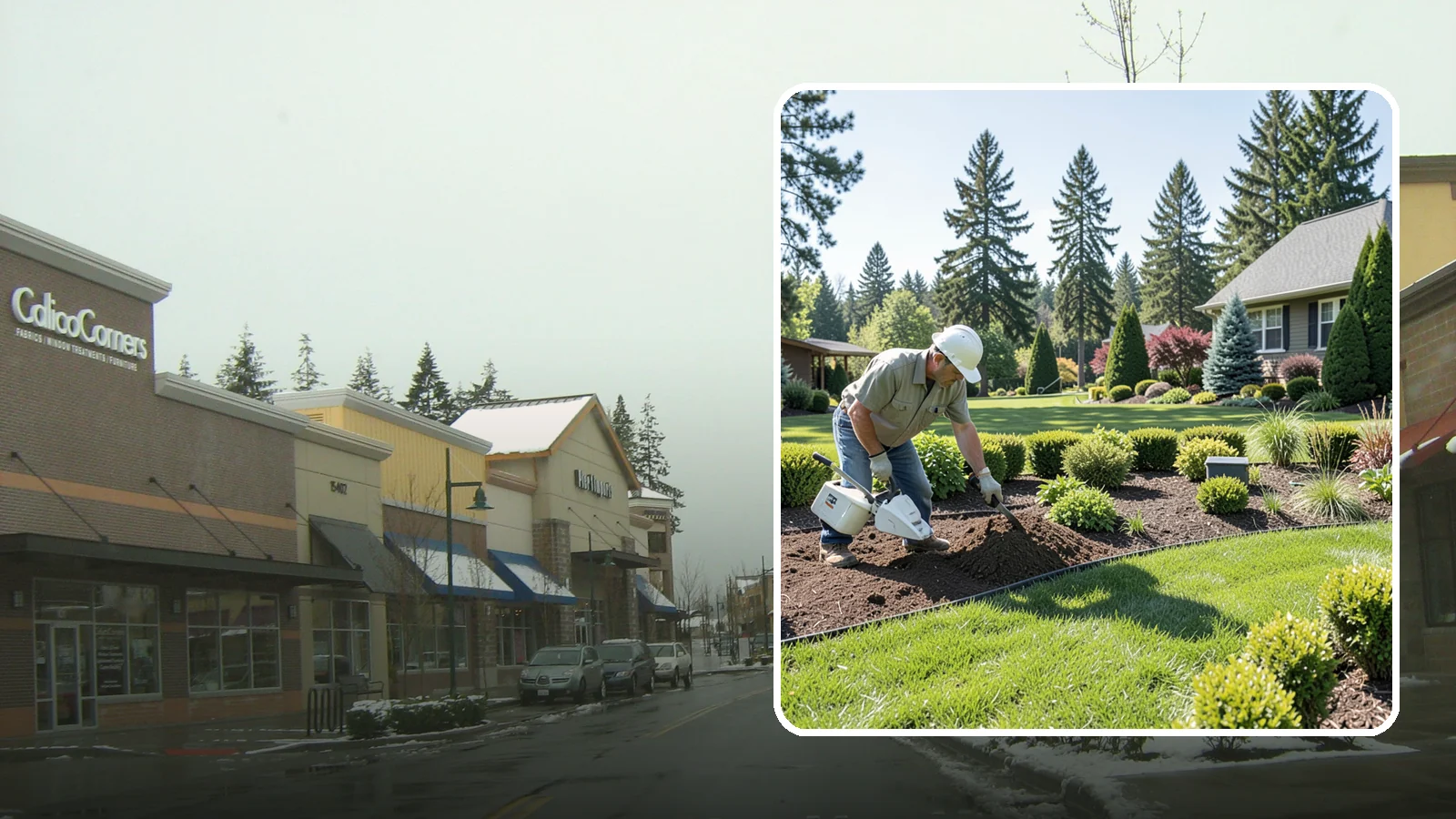 Bed Reshaping in Mill Creek, Snohomish County, WA - We redraw the lines of your existing beds to create graceful curves, better sightlines, and a more cohesive Pacific Northwest...