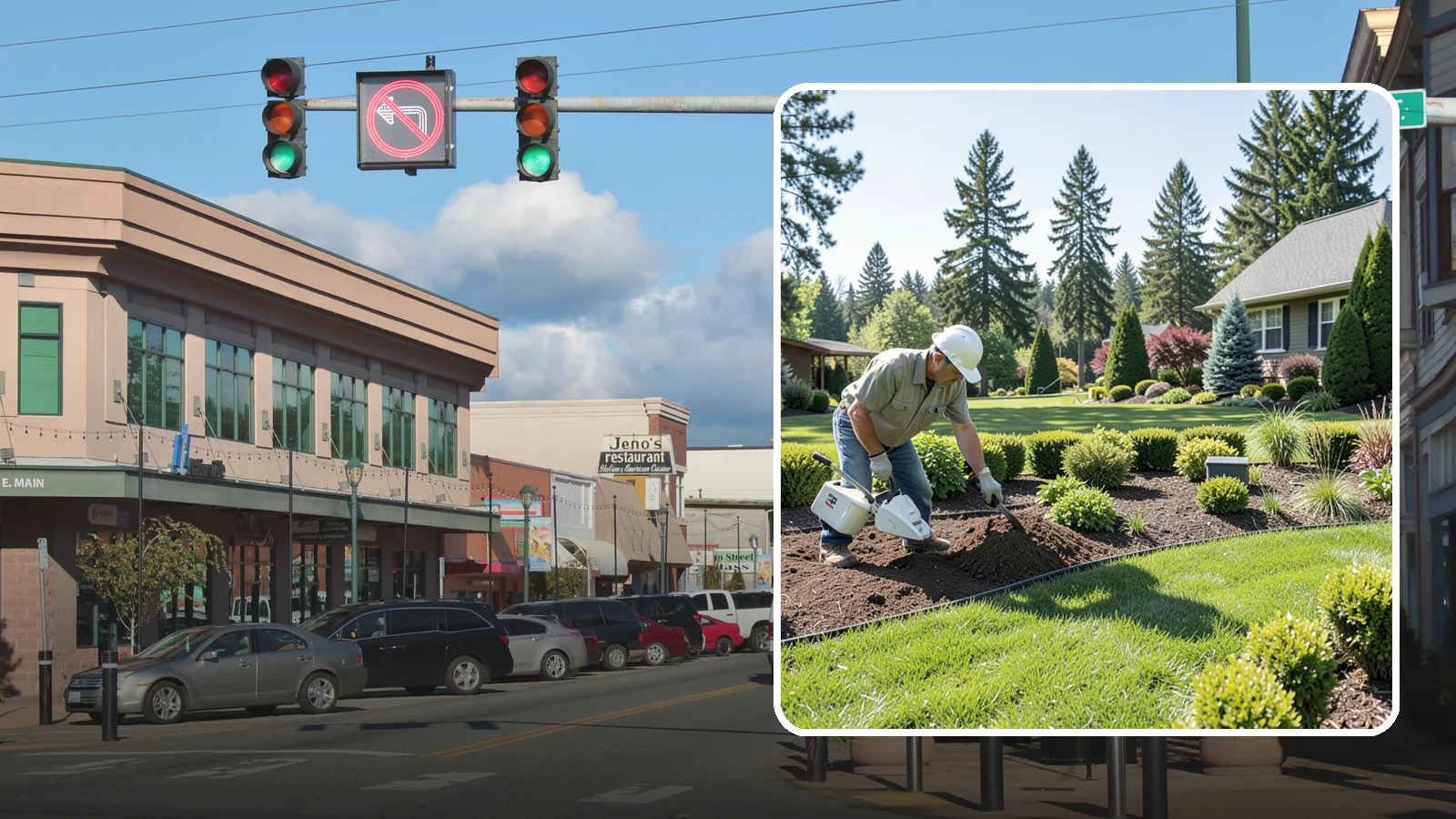 Bed Reshaping in Monroe, Snohomish County, WA - We redraw the lines of your existing beds to create graceful curves, better sightlines, and a more cohesive Pacific Northwest...