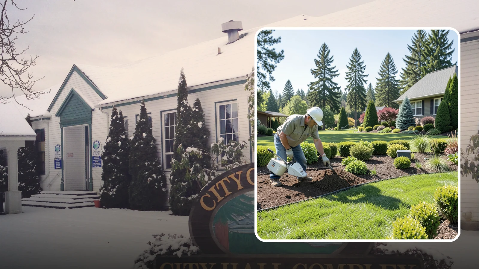 Bed Reshaping in Pacific, King County, WA - We redraw the lines of your existing beds to create graceful curves, better sightlines, and a more cohesive Pacific Northwest...