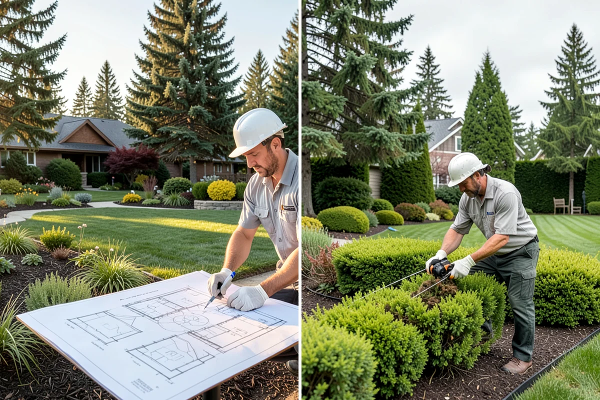 Bed Reshaping in Pacific, King County, WA - Evaluate current bed lines and discuss the desired shape