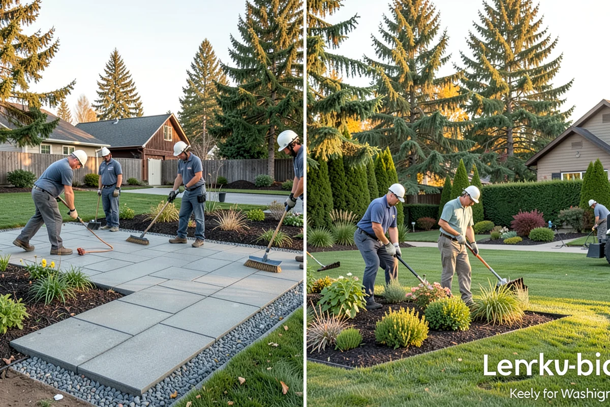 Bed Reshaping in Puyallup, Pierce County, WA - Evaluate current bed lines and discuss the desired shape