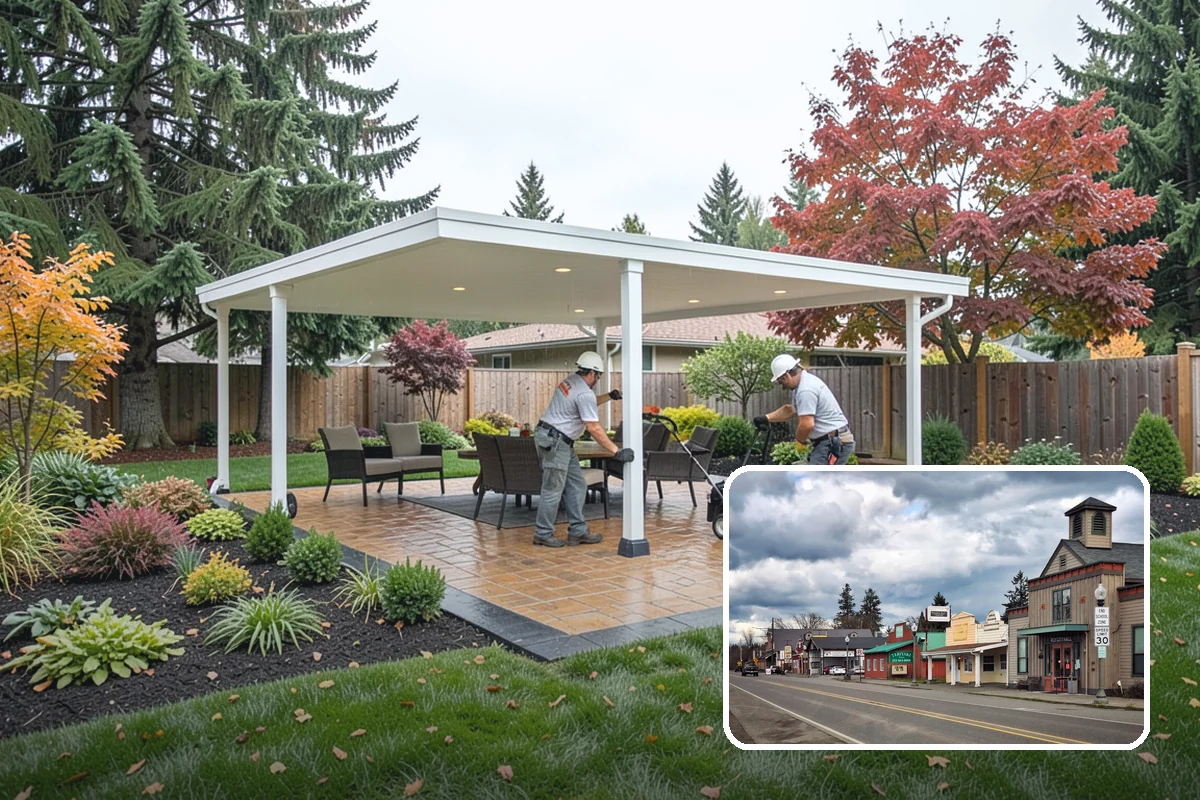 Bed Reshaping in Roy, Pierce County, WA - Replaces uneven, encroached edges with clean flowing lines