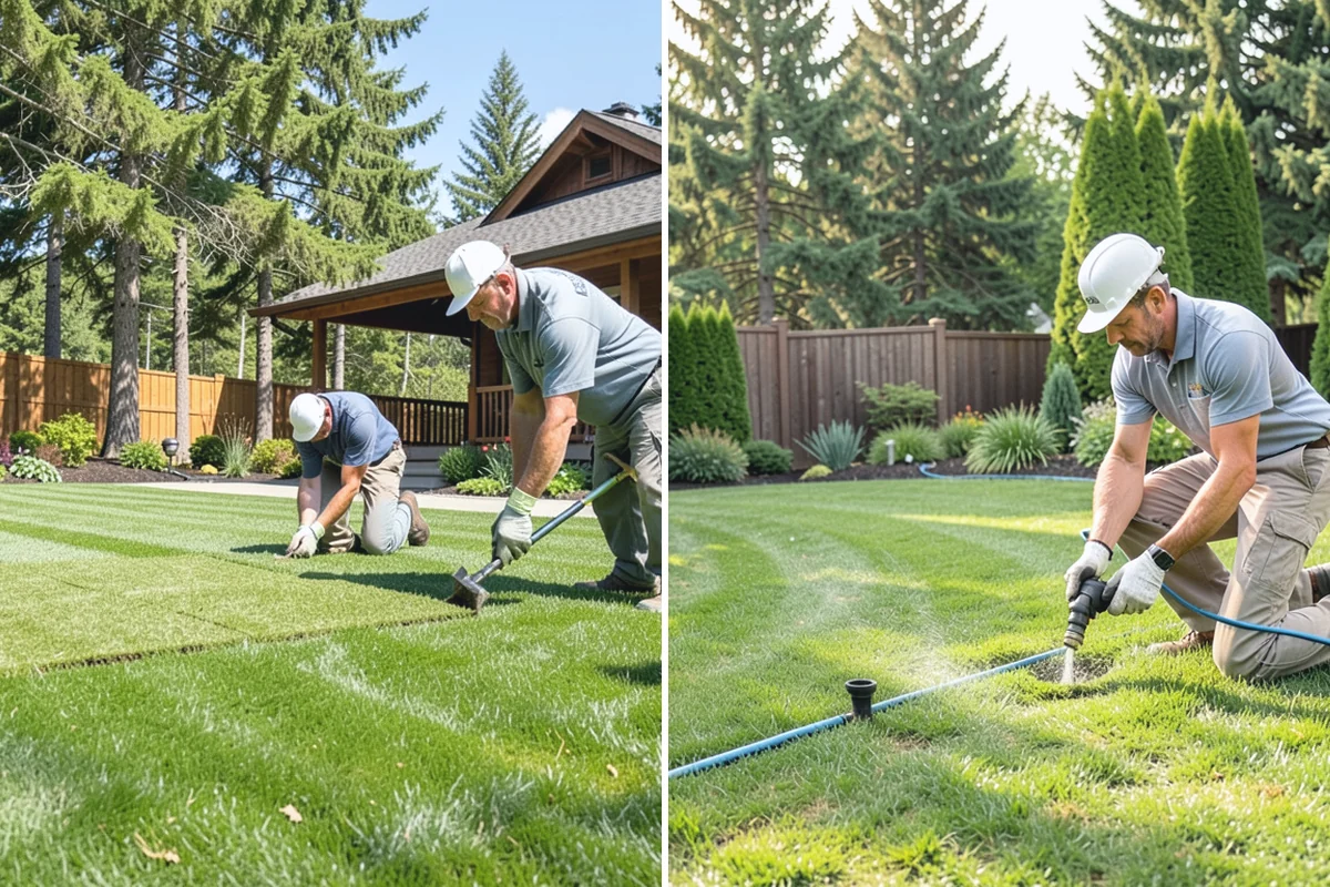 Bed Reshaping in Roy, Pierce County, WA - Evaluate current bed lines and discuss the desired shape