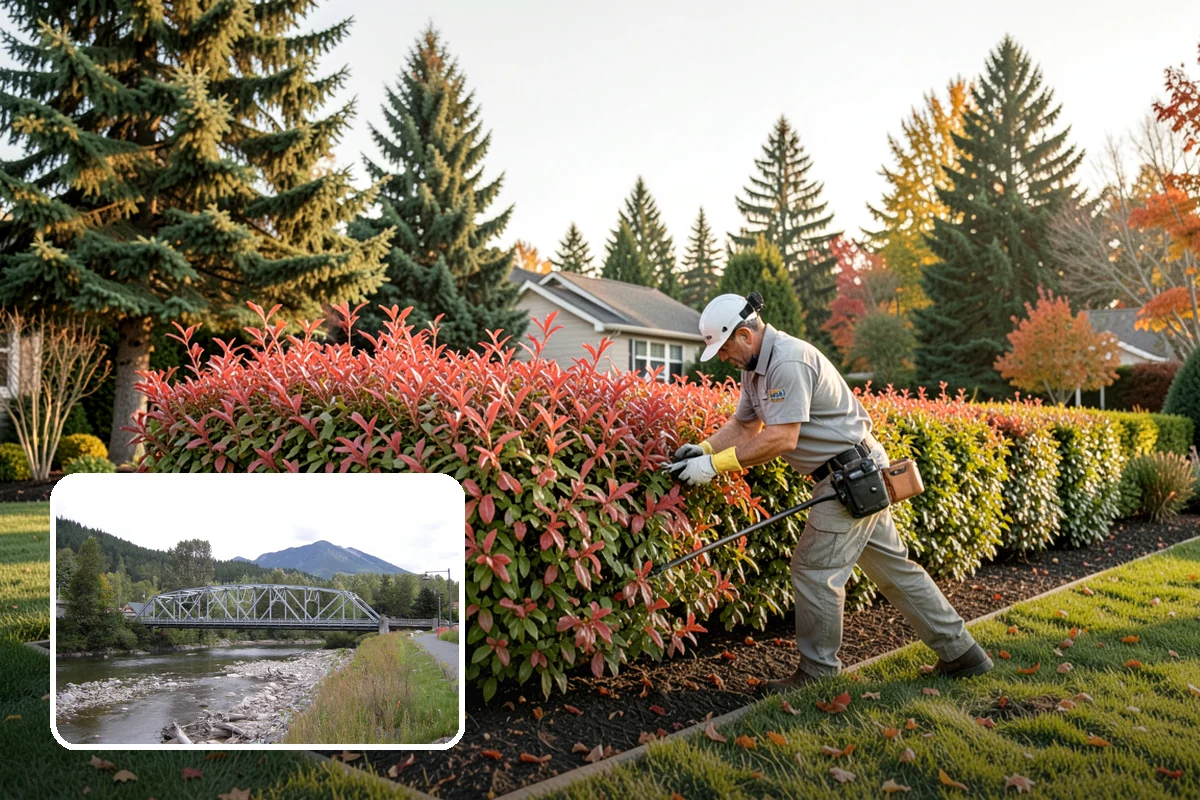 Bed Reshaping in Skykomish, King County, WA - Replaces uneven, encroached edges with clean flowing lines