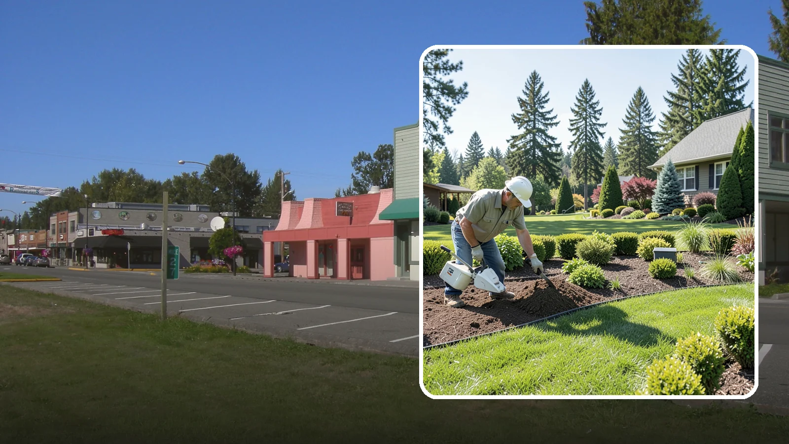Bed Reshaping in Snoqualmie, King County, WA - We redraw the lines of your existing beds to create graceful curves, better sightlines, and a more cohesive Pacific Northwest...