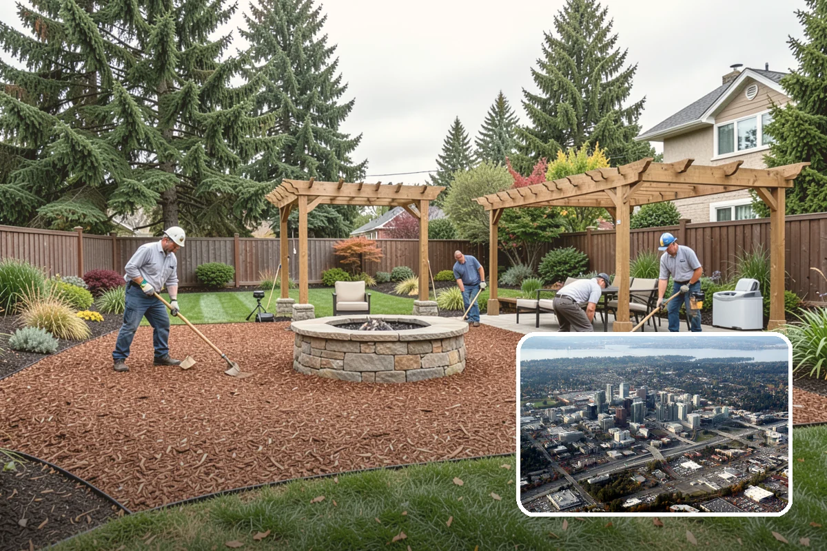 Bed Weeding in Bellevue, King County, WA - Clean, tidy beds that look cared for