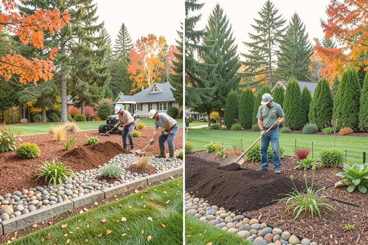 Bed Weeding in Bellevue, King County, WA - Assess weed types and pressure