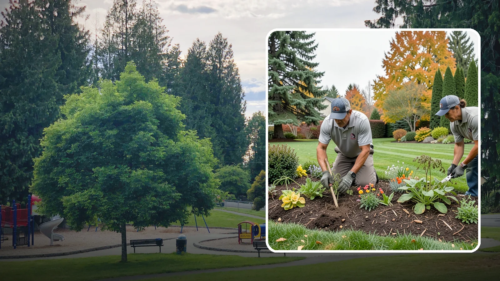 Bed Weeding in Bonney Lake, Pierce County, WA - Thorough weeding of planting beds to keep them clean, healthy, and looking their best.