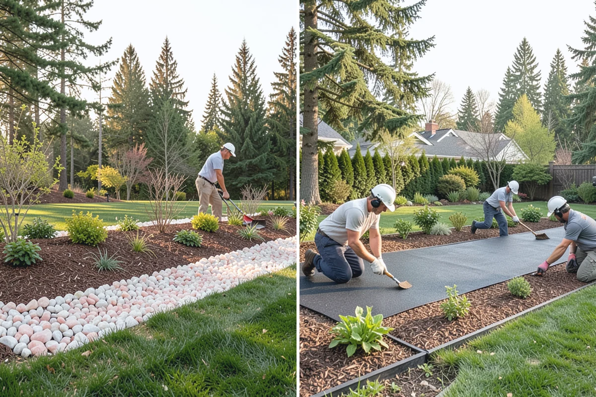 Bed Weeding in Coupeville, Island County, WA - Assess weed types and pressure