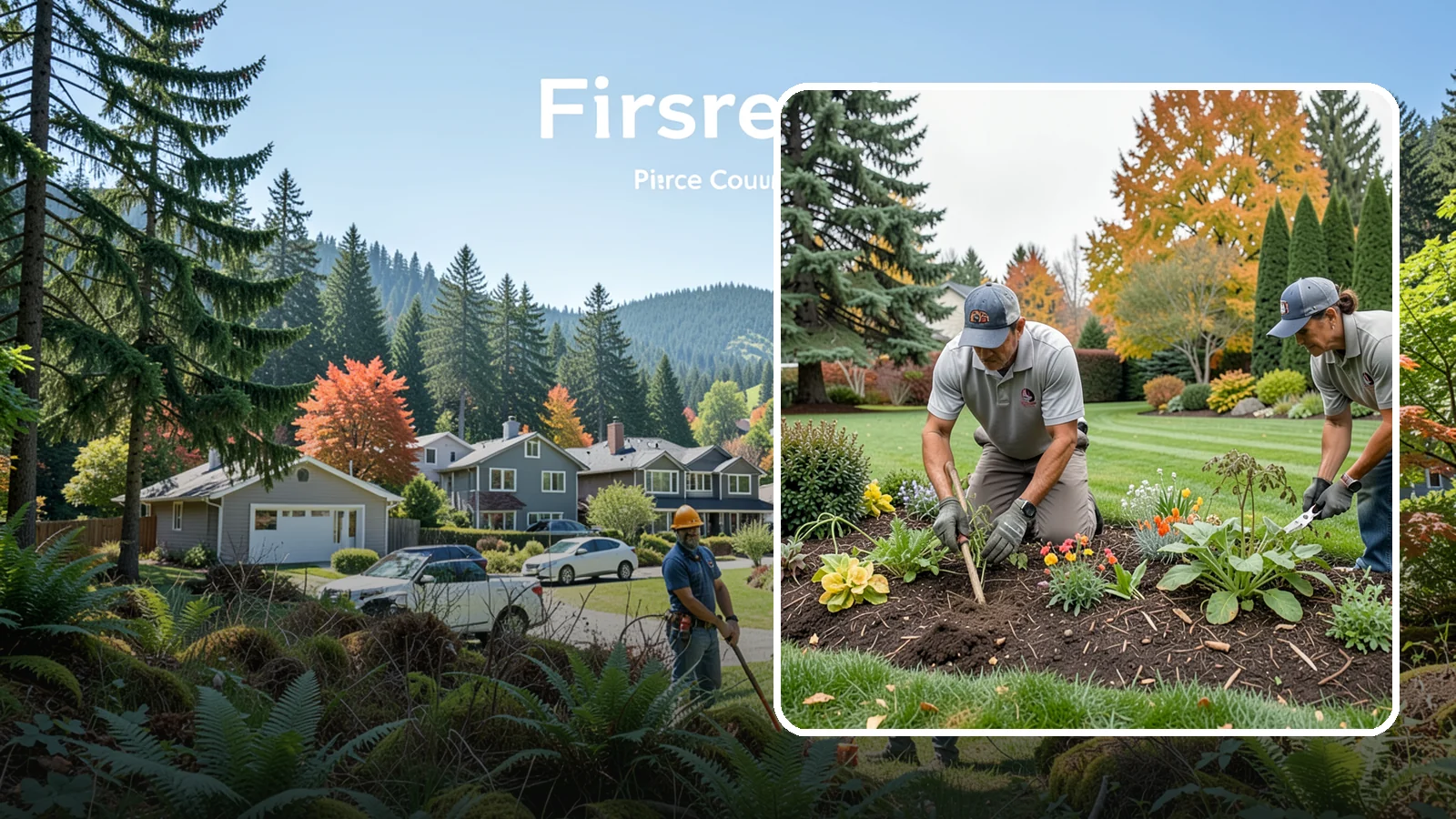 Bed Weeding in Fircrest, Pierce County, WA - Thorough weeding of planting beds to keep them clean, healthy, and looking their best.