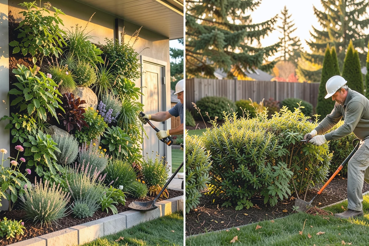Bed Weeding in Granite Falls, Snohomish County, WA - Assess weed types and pressure