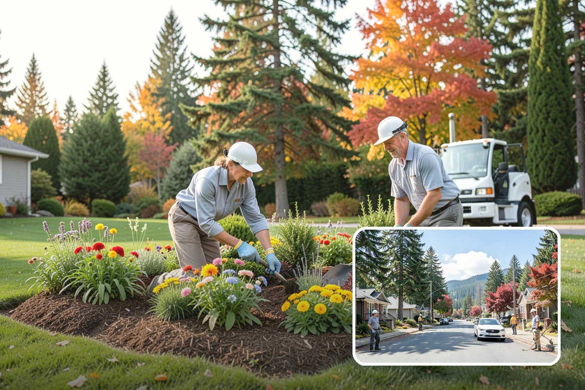 Bed Weeding in Hunts Point, King County, WA - Clean, tidy beds that look cared for