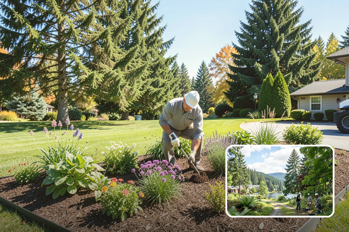 Bed Weeding in Lake Forest Park, King County, WA - Clean, tidy beds that look cared for