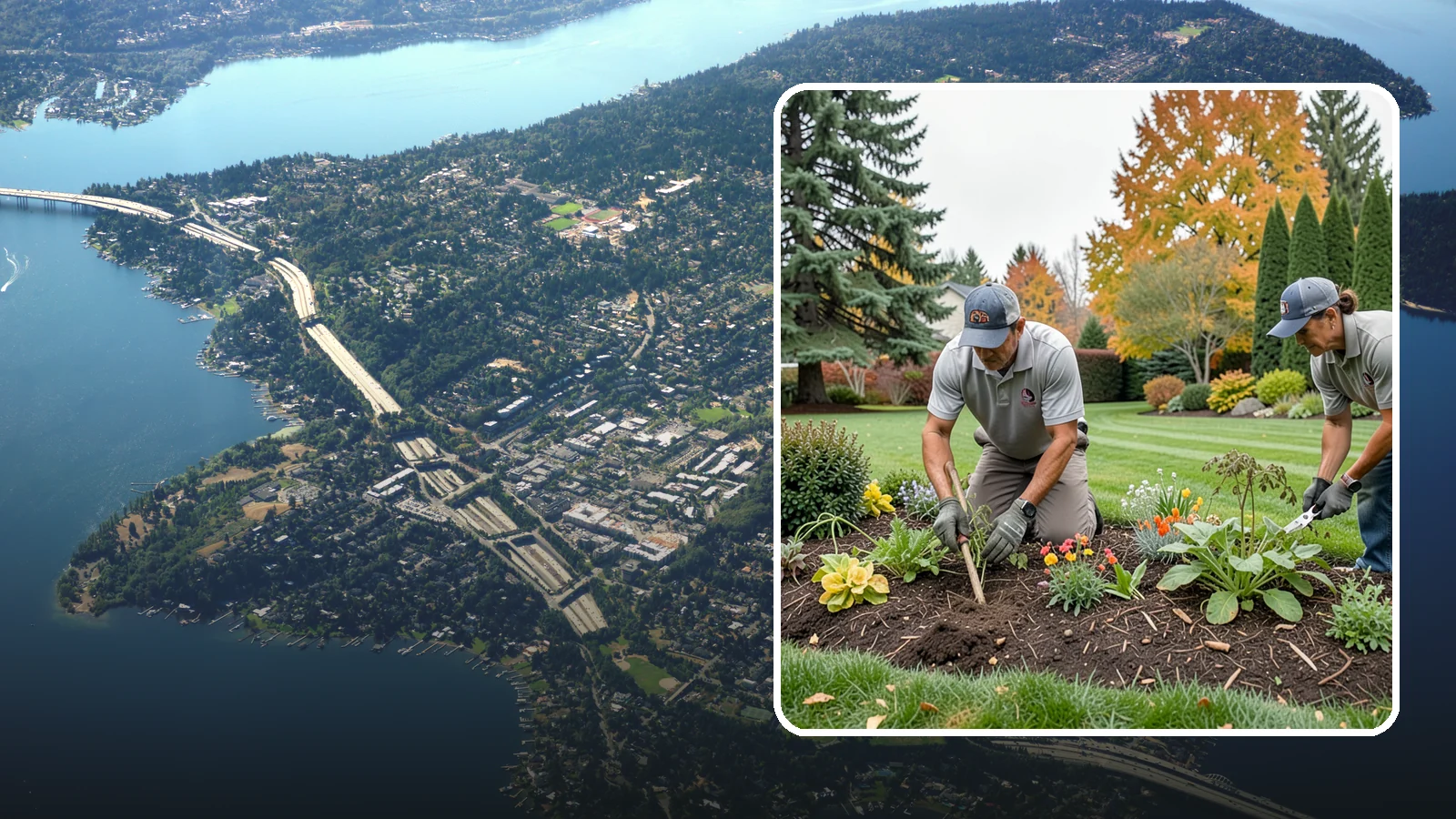 Bed Weeding in Mercer Island, King County, WA - Thorough weeding of planting beds to keep them clean, healthy, and looking their best.