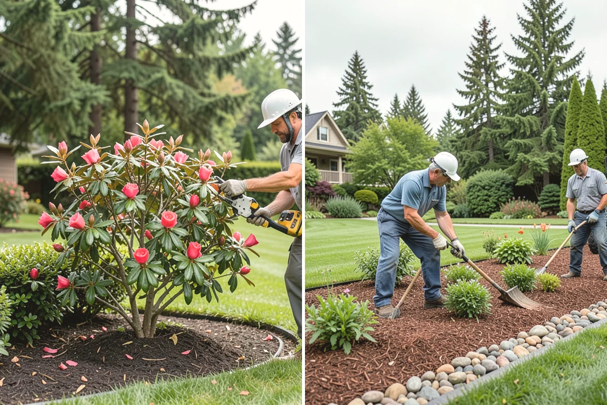 Bed Weeding in Ruston, Pierce County, WA - Assess weed types and pressure
