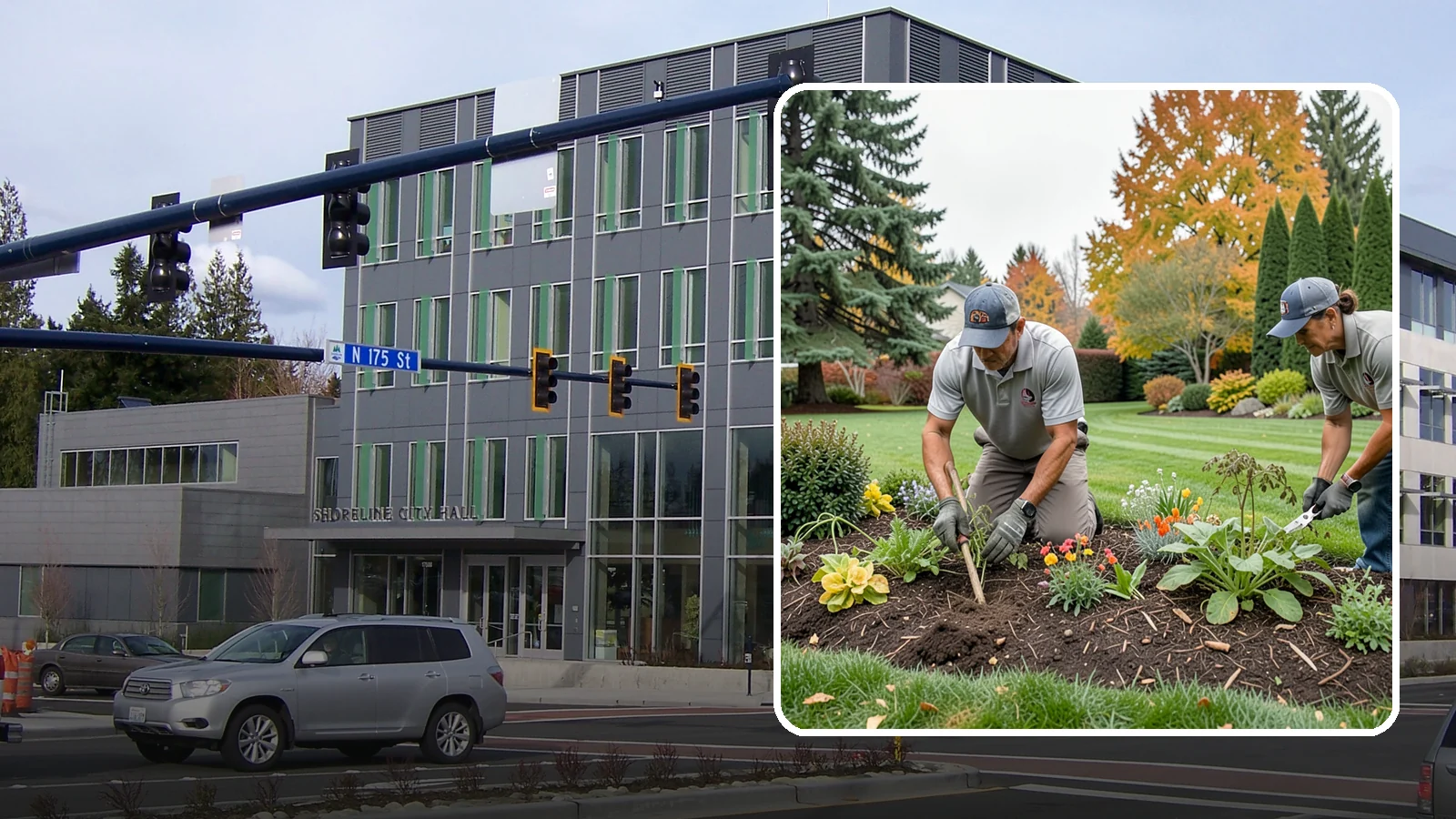 Bed Weeding in Shoreline, King County, WA - Thorough weeding of planting beds to keep them clean, healthy, and looking their best.
