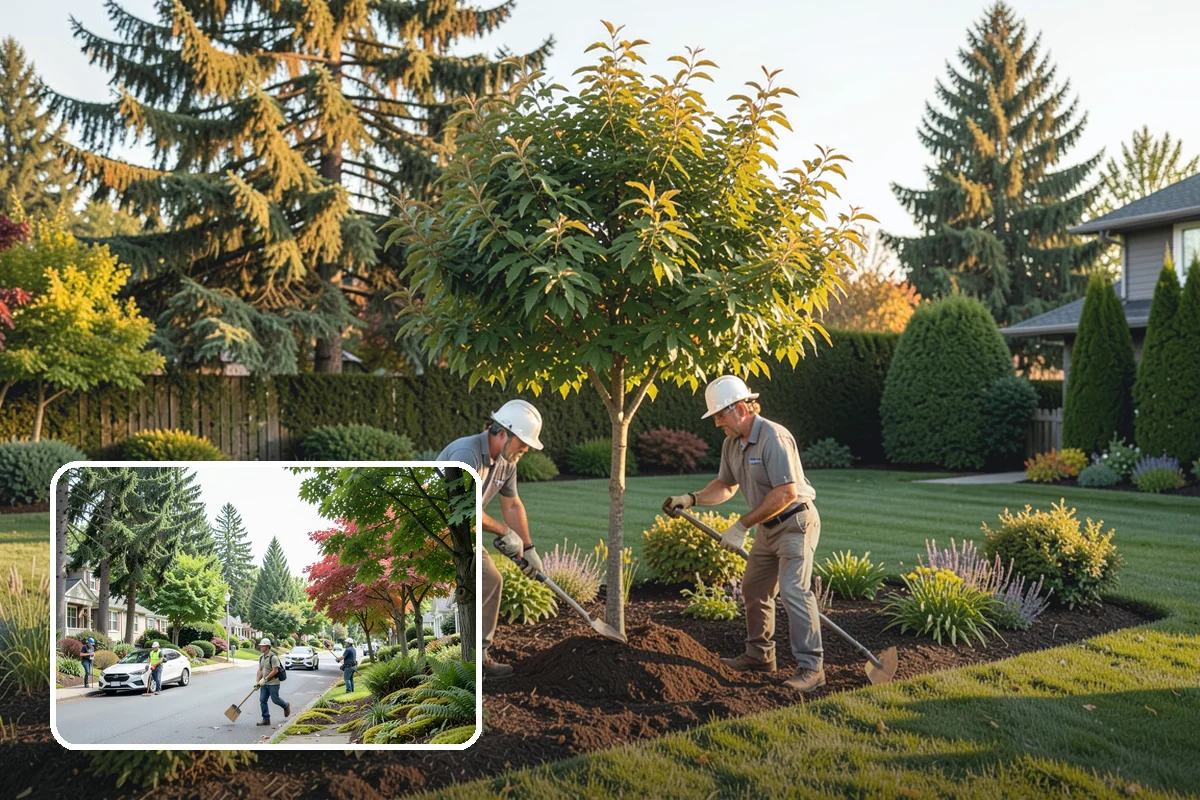Beech Hedge Trimming in Beaux Arts Village, King County, WA - Provides dense green screening through summer