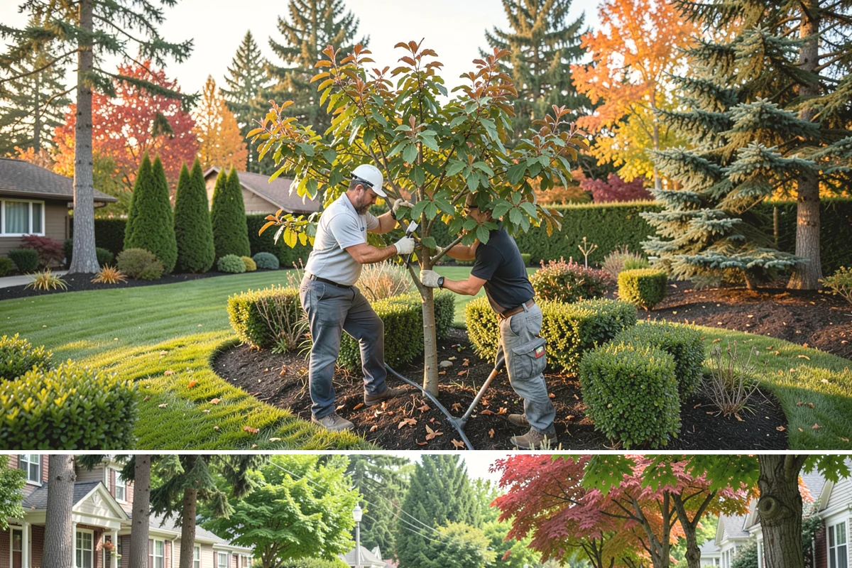 Beech Hedge Trimming in Beaux Arts Village, King County, WA - Give the main shaping trim in late summer to lock in winter leaf retention