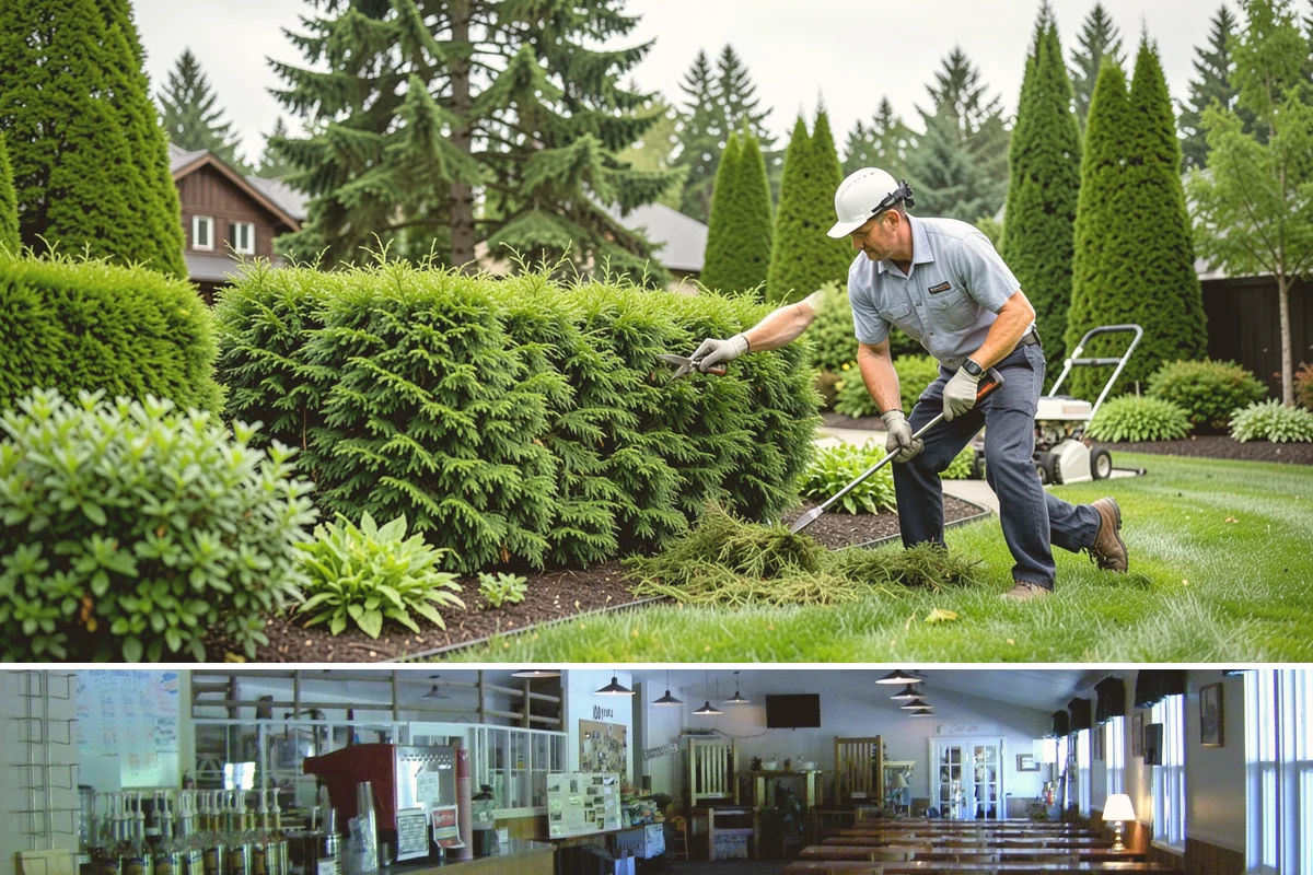 Beech Hedge Trimming in Black Diamond, King County, WA - Give the main shaping trim in late summer to lock in winter leaf retention