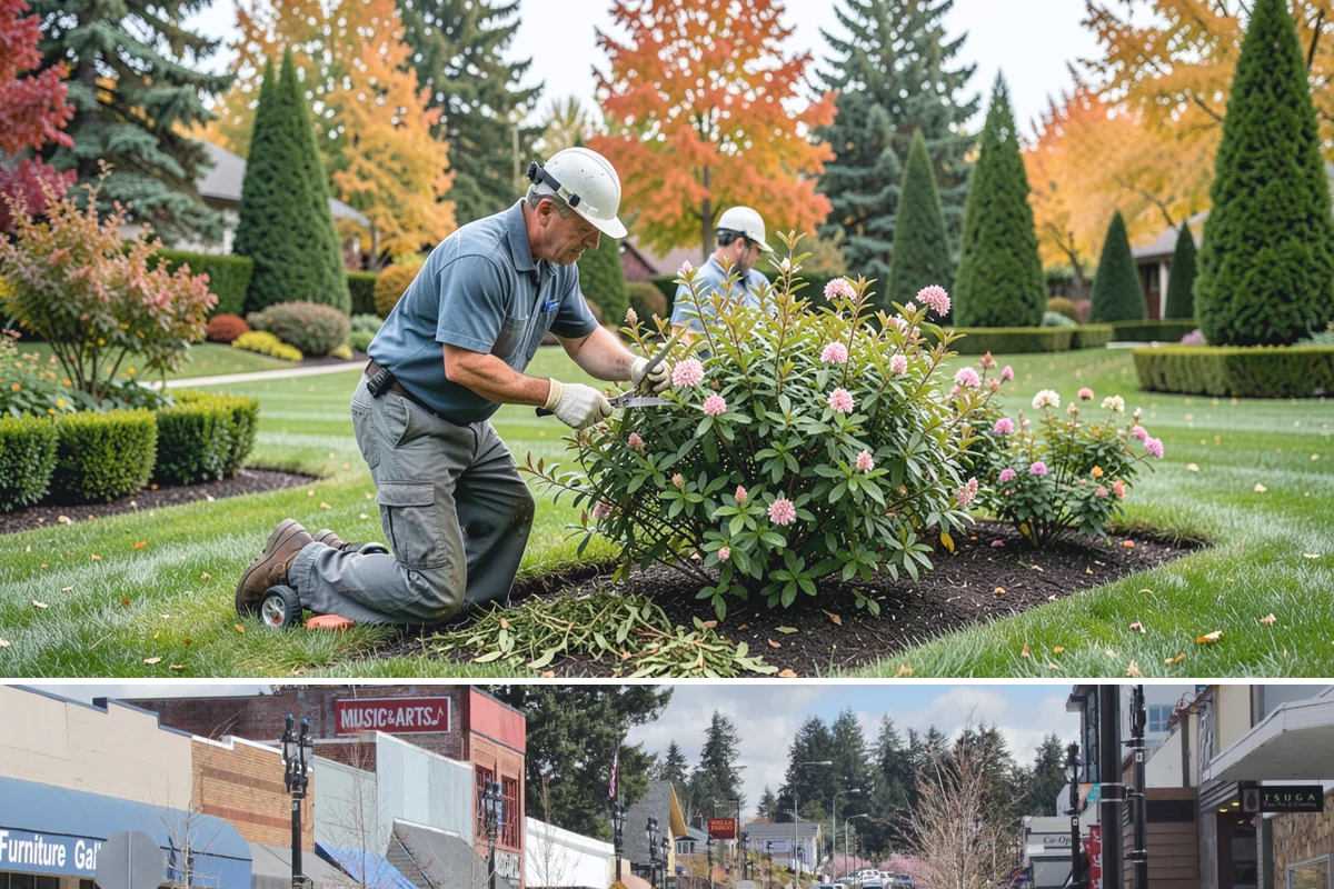 Beech Hedge Trimming in Bothell, King County, WA - Give the main shaping trim in late summer to lock in winter leaf retention
