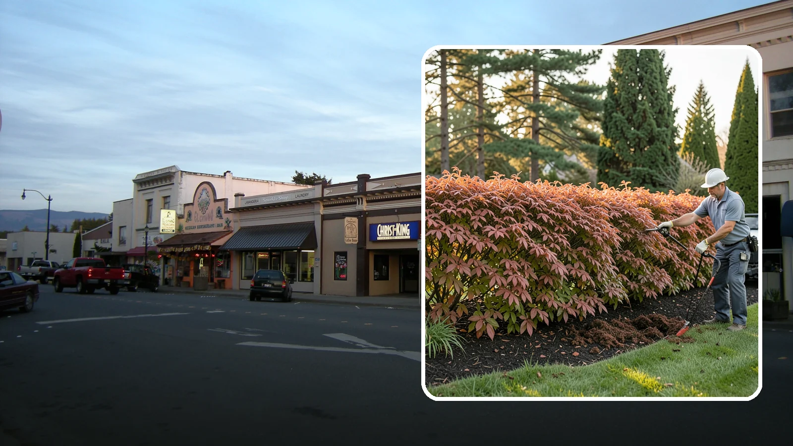 Beech Hedge Trimming in Burlington, Skagit County, WA - Specialist beech hedge trimming that maintains dense summer green and the coppery winter leaves this deciduous hedge is loved for.