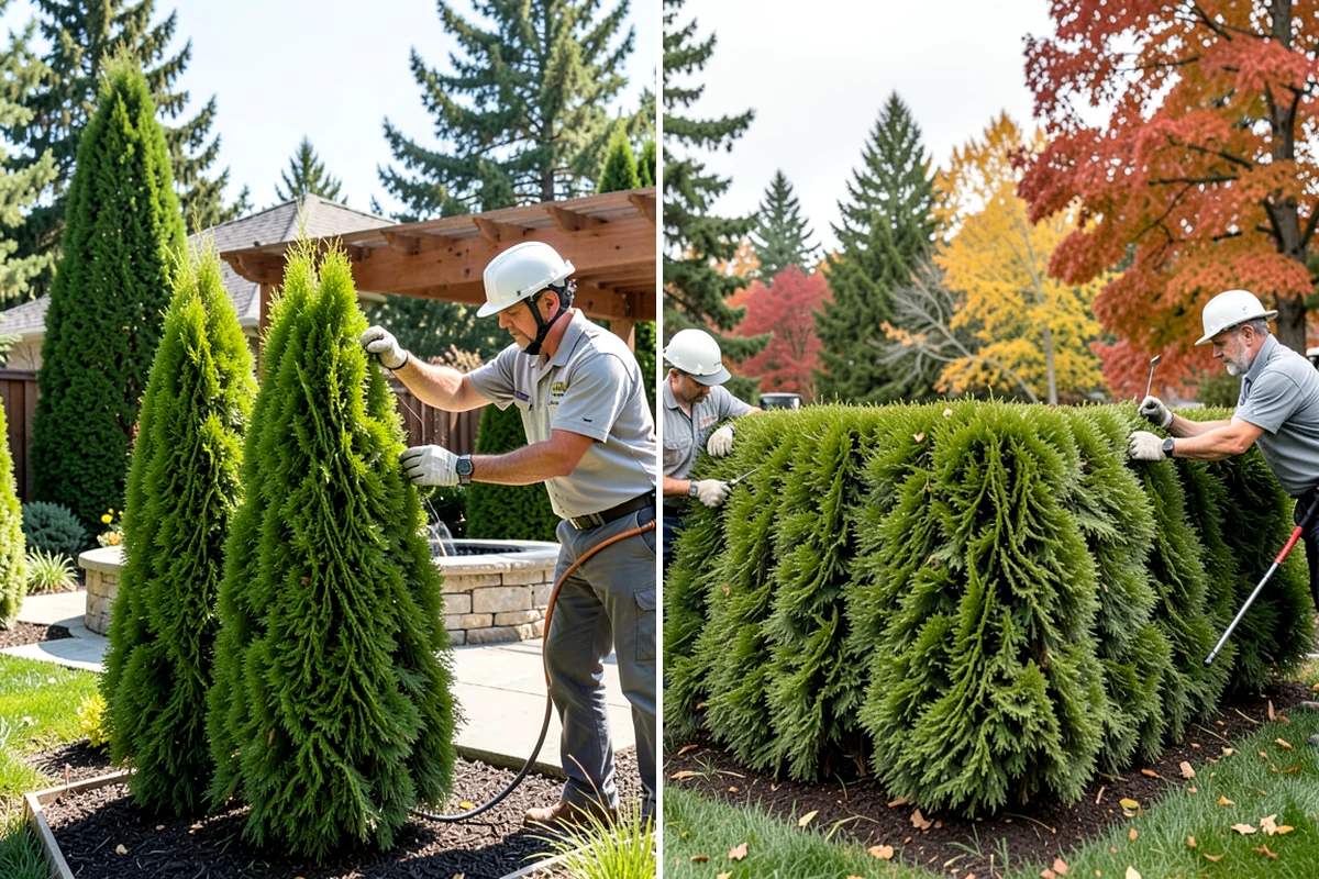 Beech Hedge Trimming in Clyde Hill, King County, WA - Assess the branch framework and current density
