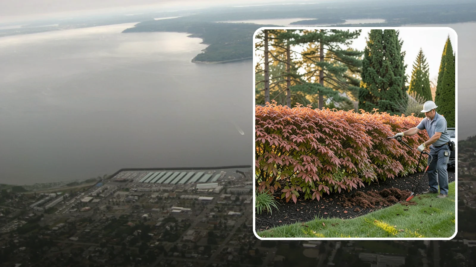 Beech Hedge Trimming in Des Moines, King County, WA - Specialist beech hedge trimming that maintains dense summer green and the coppery winter leaves this deciduous hedge is loved for.
