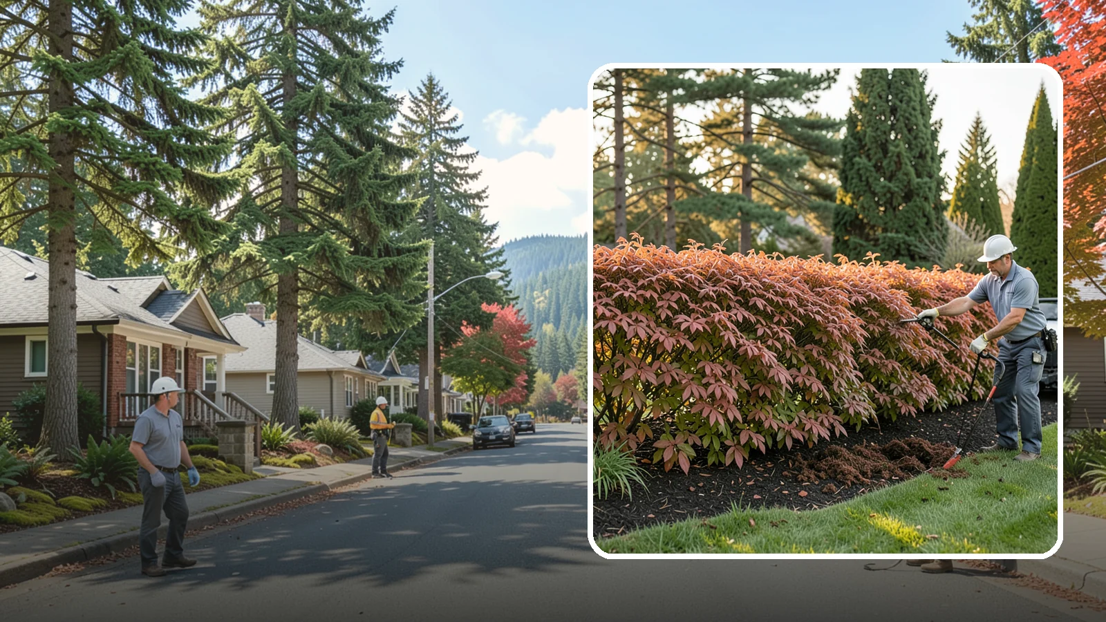 Beech Hedge Trimming in Hunts Point, King County, WA - Specialist beech hedge trimming that maintains dense summer green and the coppery winter leaves this deciduous hedge is loved for.