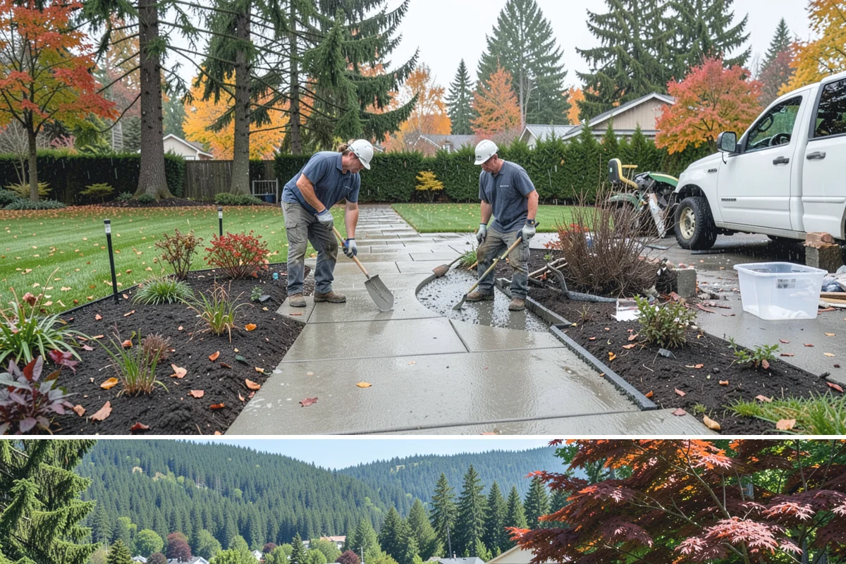 Beech Hedge Trimming in Index, Snohomish County, WA - Give the main shaping trim in late summer to lock in winter leaf retention