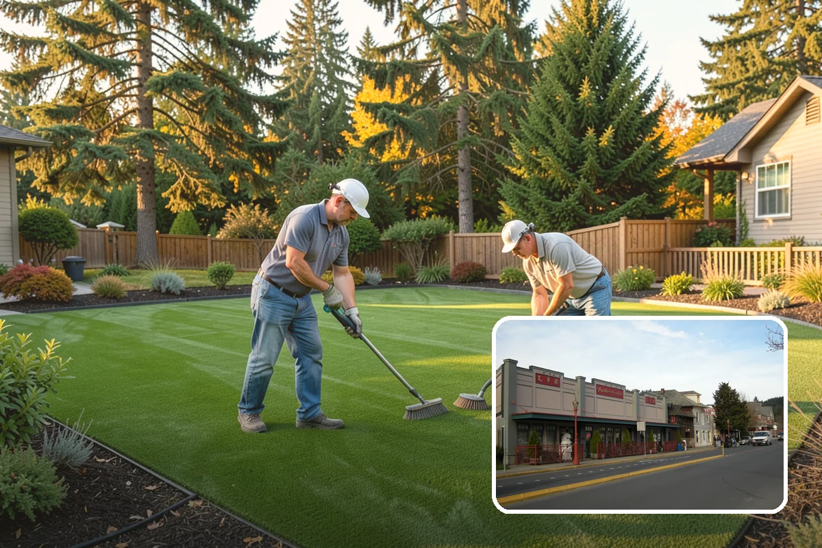 Beech Hedge Trimming in Issaquah, King County, WA - Provides dense green screening through summer
