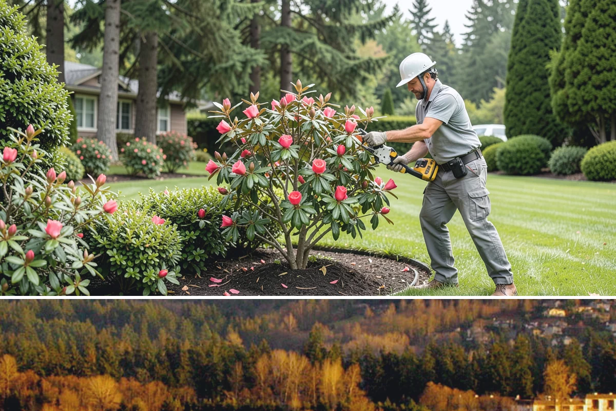 Beech Hedge Trimming in Kenmore, King County, WA - Give the main shaping trim in late summer to lock in winter leaf retention